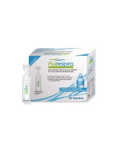 zambon italia srl fluirespira soluzione fisiologica sterile 30 flaconcini monodose da 5ml